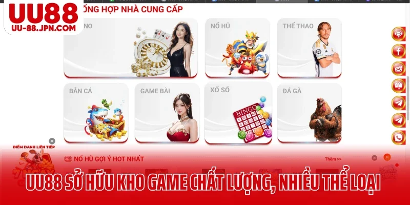 UU88 🎖️ Trang Chủ UU88.COM Giải Trí Vui Mùa World Cup 2026 ✔️ 19 UU88 sở hữu kho game chất lượng, nhiều thể loại
